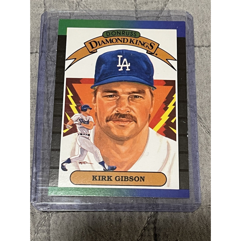 1989 Donruss Kirk Gibson Diamond Kings Los Angeles Dodgers